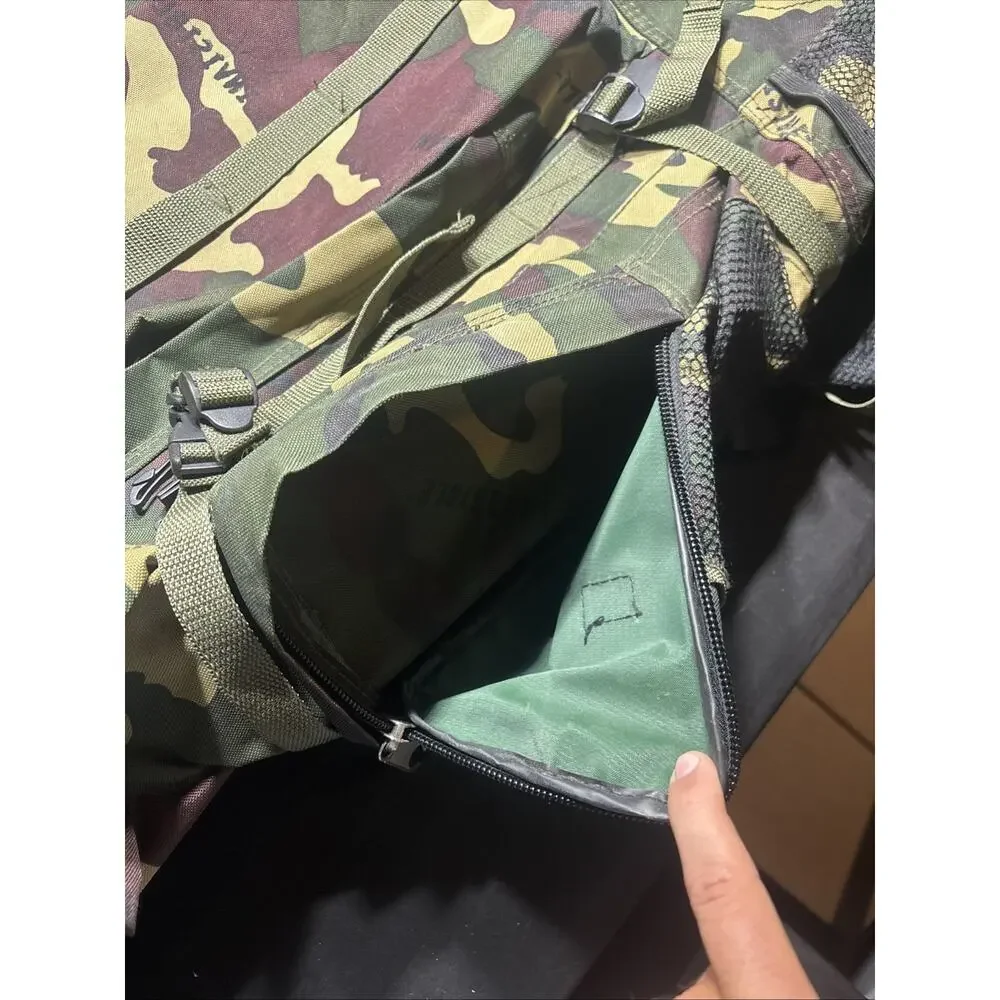 Heavy Duty Extreme Pak Camo Backpack Rucksack Hiking Camping Bug Out Bag